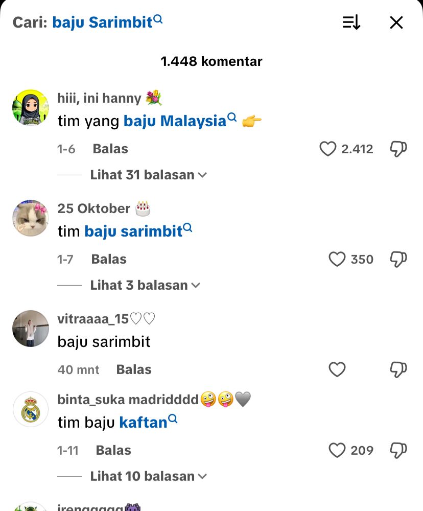 Tren baju lebaran 2026