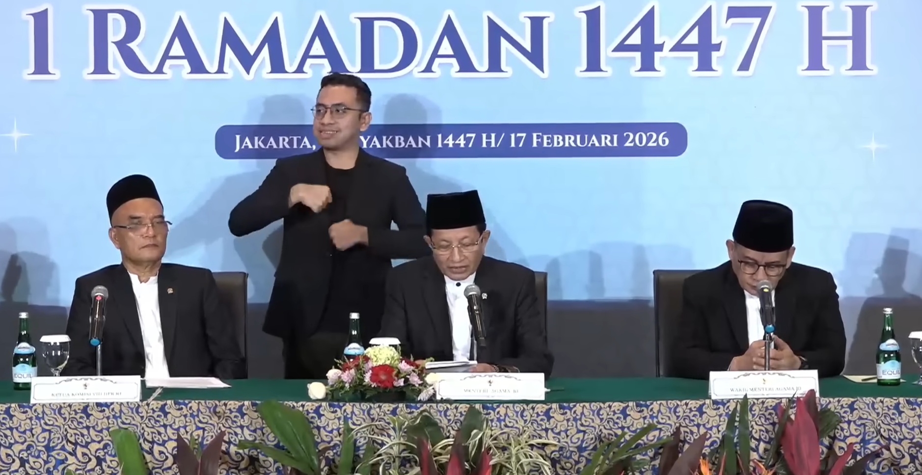 KONFERENSI PERS PENETAPAN 1 RAMADAN 1447 H / 2026 M - Kemenag RI