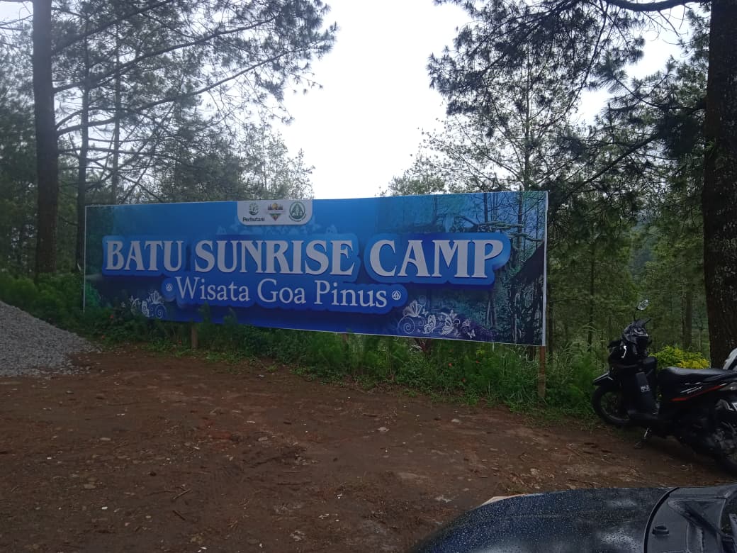 Kondisi akses jalan masuk menuju Batu Sunrise Camp