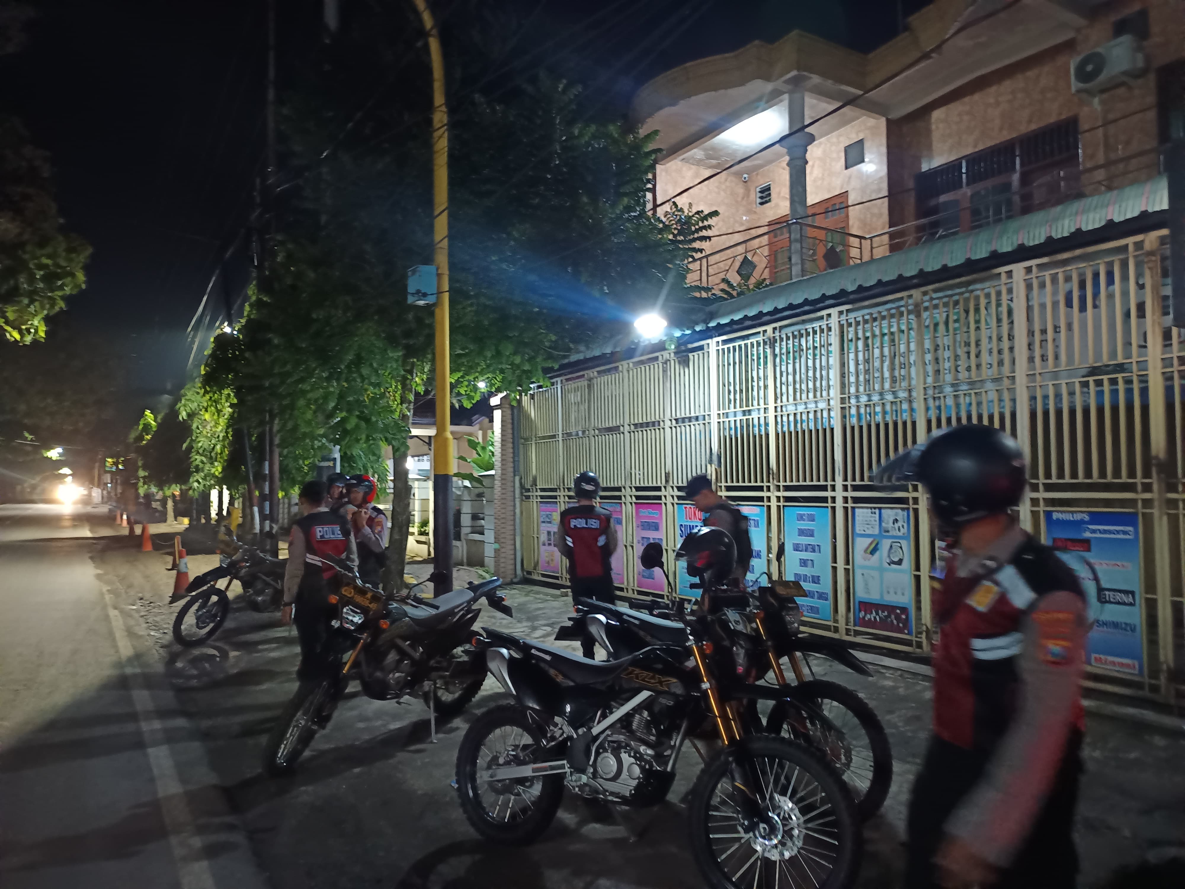 Polisi lakukan patroli untuk memastikan tidak adanya SOTR yang meresahkan masyarakat. 