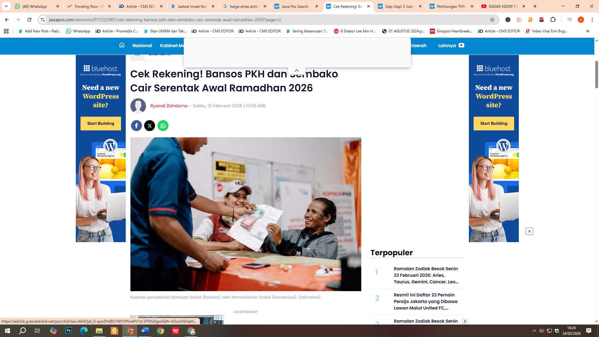 Pencairan bansos 2026