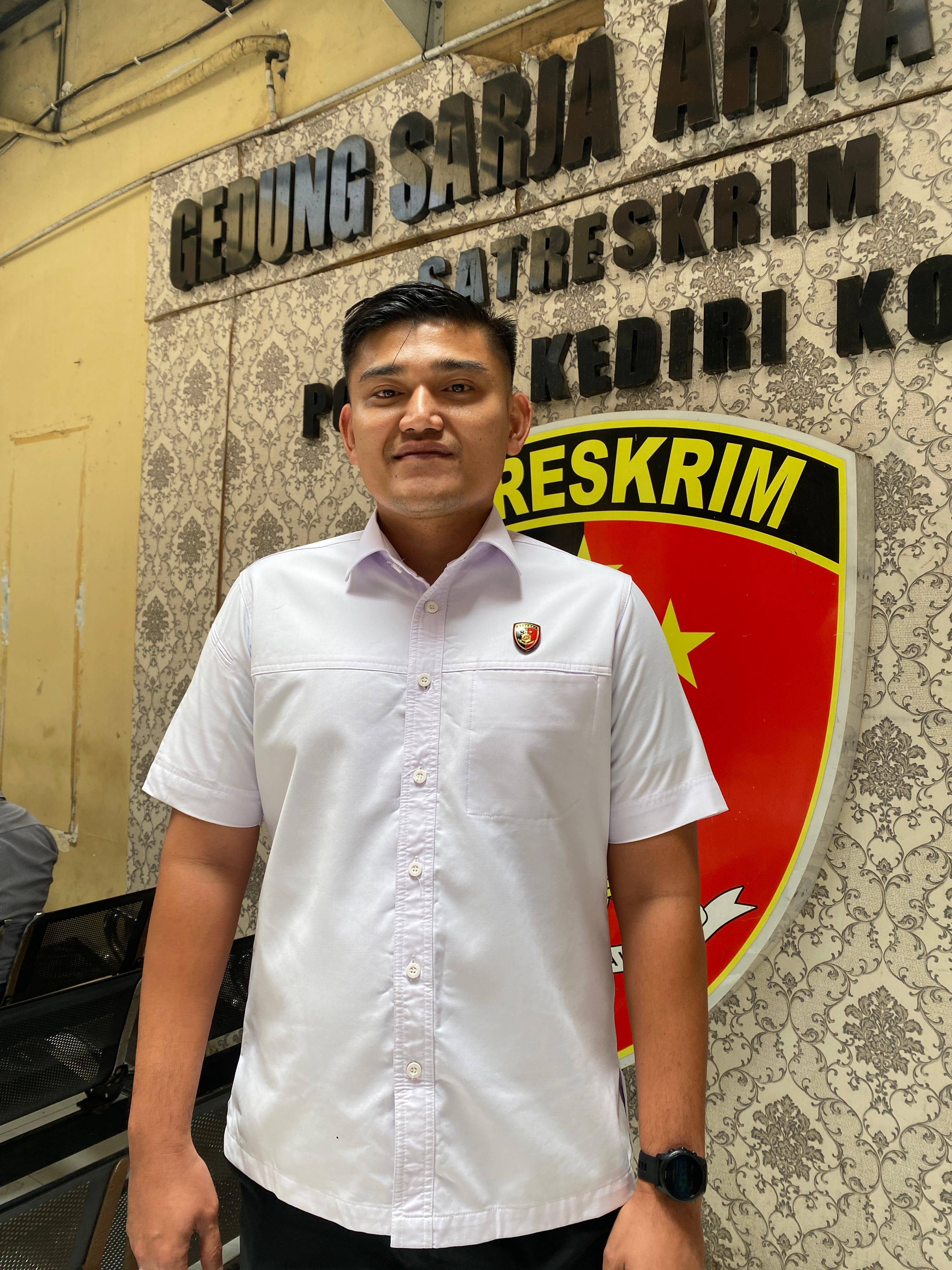 Sosok Kasatreskrim Polres Kediri Kota AKP Achmad Elyasarif Martadinata.