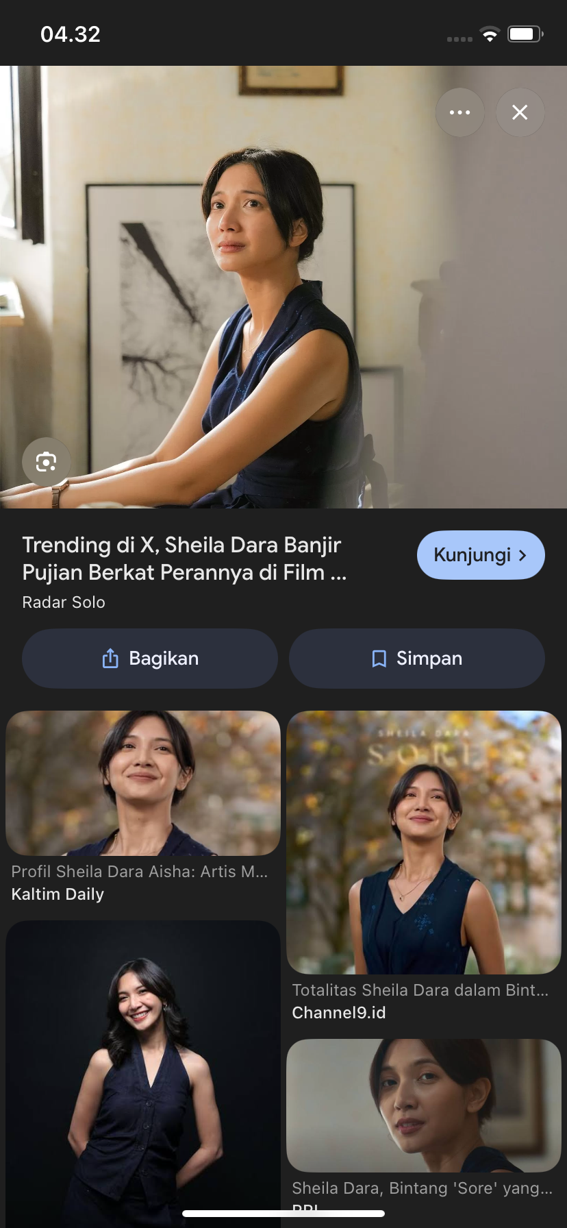 Kondisi Sheila Dara atas kepergian Vidi Aldiano