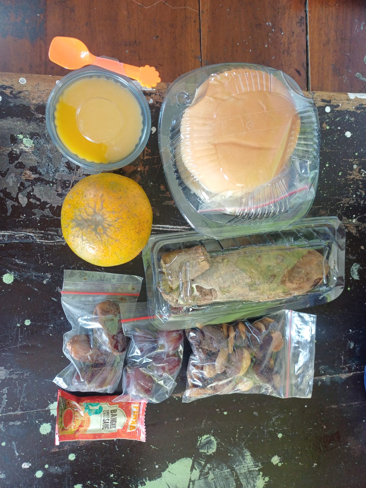 Menu MBG yang diterima pelajar SD di Kecamatan Mojoroto, Kota Kediri