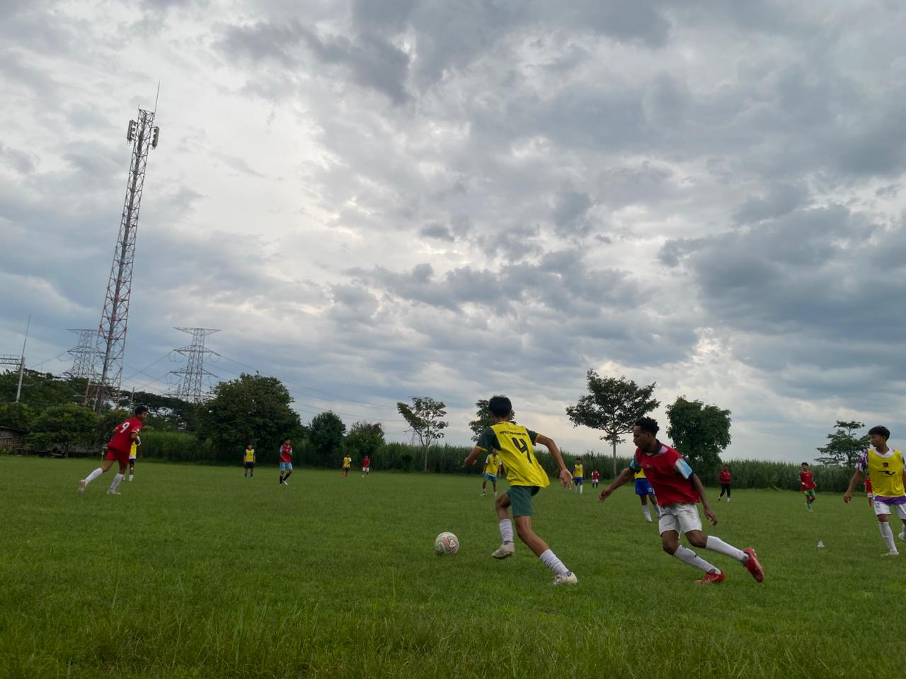 Seleksi tim Inter Kediri U-17.