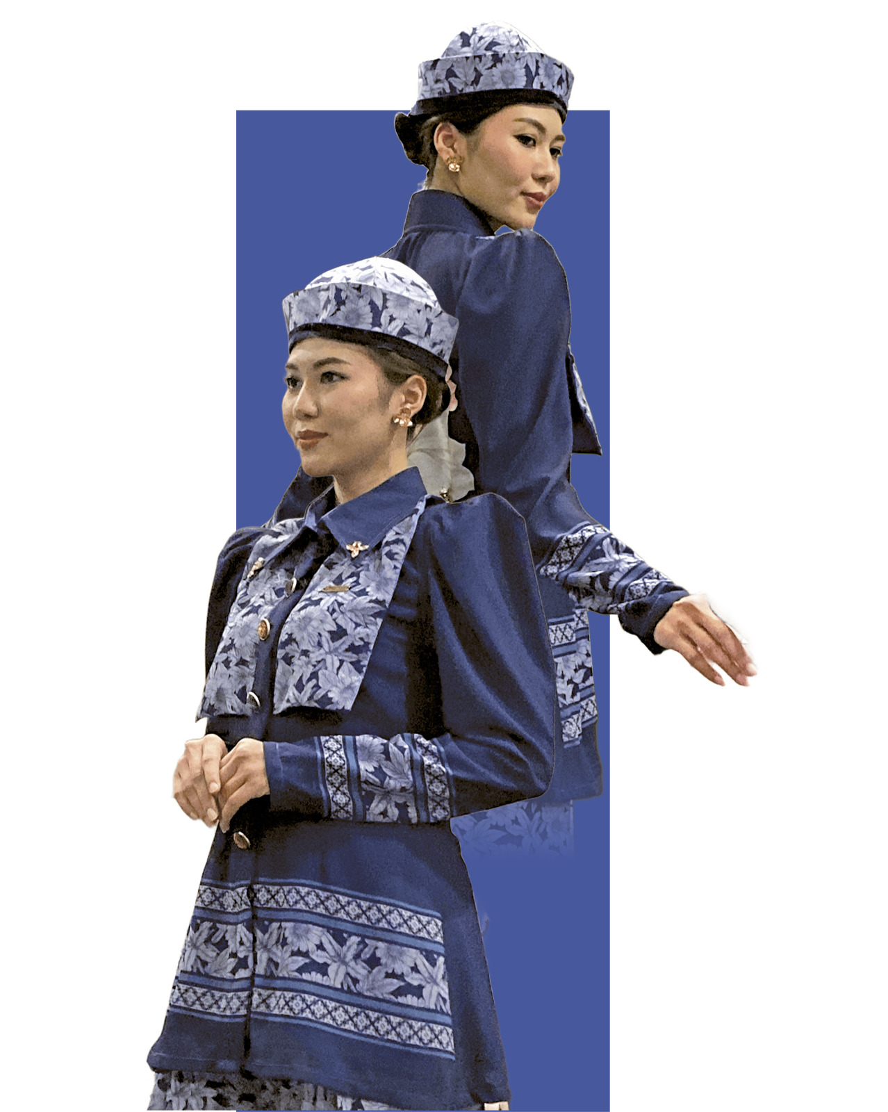 Salah satu model pakaian puffy sleeve yang cocok untuk outfit Lebaran 2026.