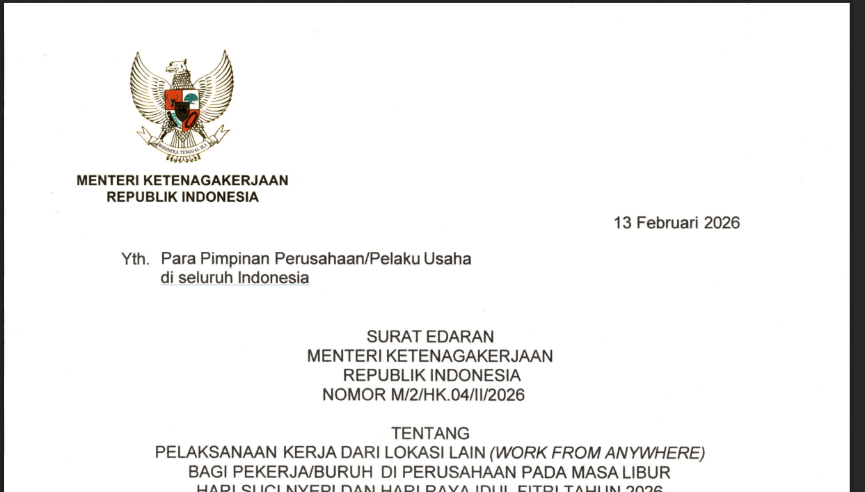 Surat edaran dari pemerintah (https://jdih.kemnaker.go.id/asset/data_puu/2026senaker002.pdf)