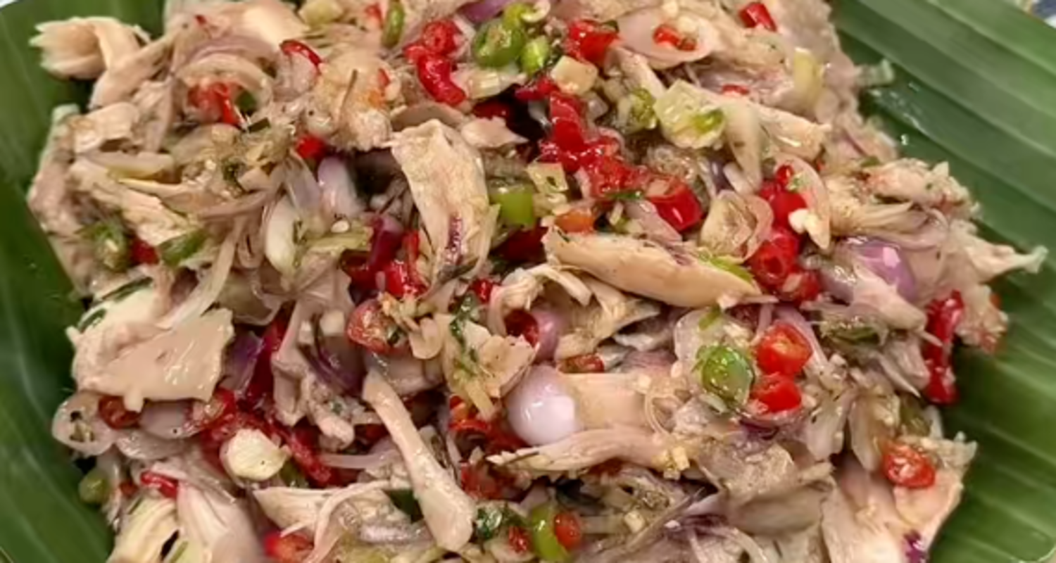 Resep Ayam Suwir Sambal Matah ala Chef Firhan