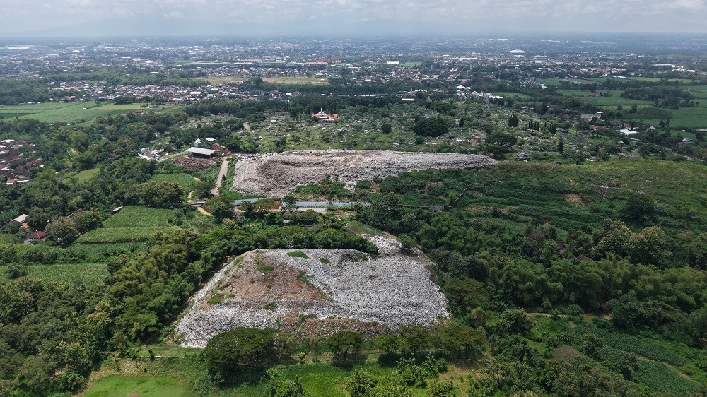 OVERLOAD: TPA 3 dan TPA 2 Klotok semakin overload. Tahun ini Pemkot Kediri targetkan bangun TPA 4 sebagai pengganti dua lokasi TPA lama.