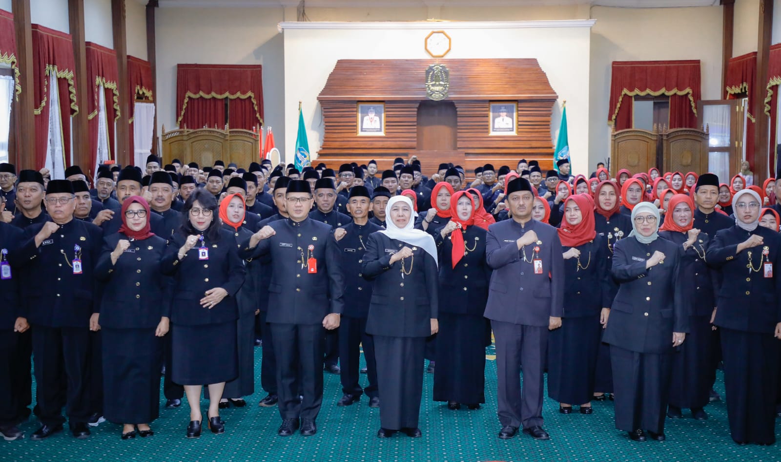 Gubernur Jatim Khofifah Lantik 120 Kepala Sekolah usai Lebaran.