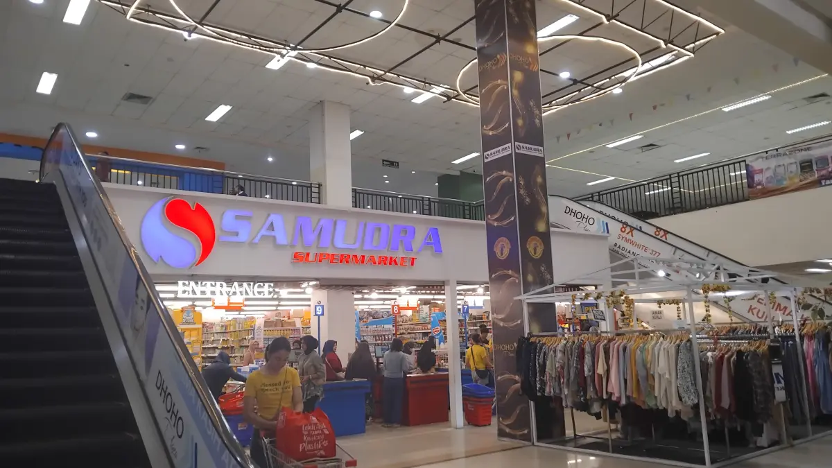 Libur lebaran mall di kediri alami lonjakan pengunjung (Diana Yunita)