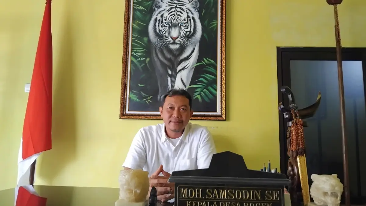 Profil Kepala Desa Bogem, Moh Samsodin yang hobi melestarikan kebudayaan (Diana Yunita/JPRK)
