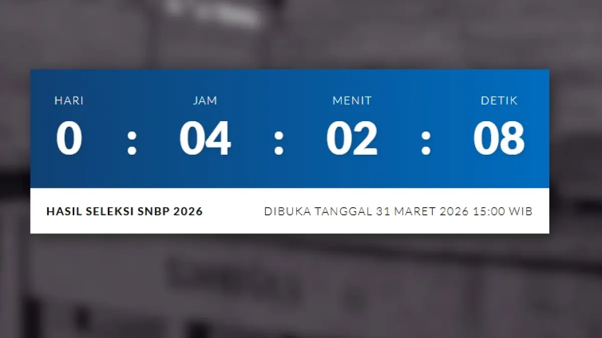 Timer Pengumuman SNBP 2026