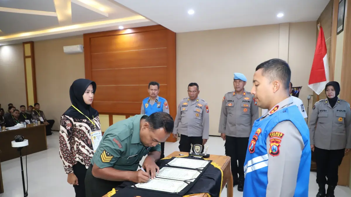 Polres Kediri menegaskan komitmen pelaksanaan rekrutmen anggota Polri yang bersih dan akuntabel.