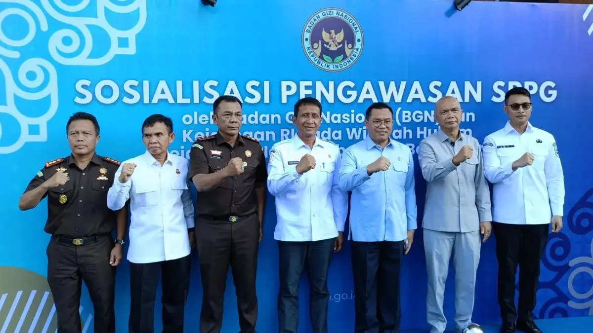 Wakil Kepala BGN, Brigjen Pol Sonny Sonjaya bersama Kejaksaan Agung saat sosialisasi aplikasi 