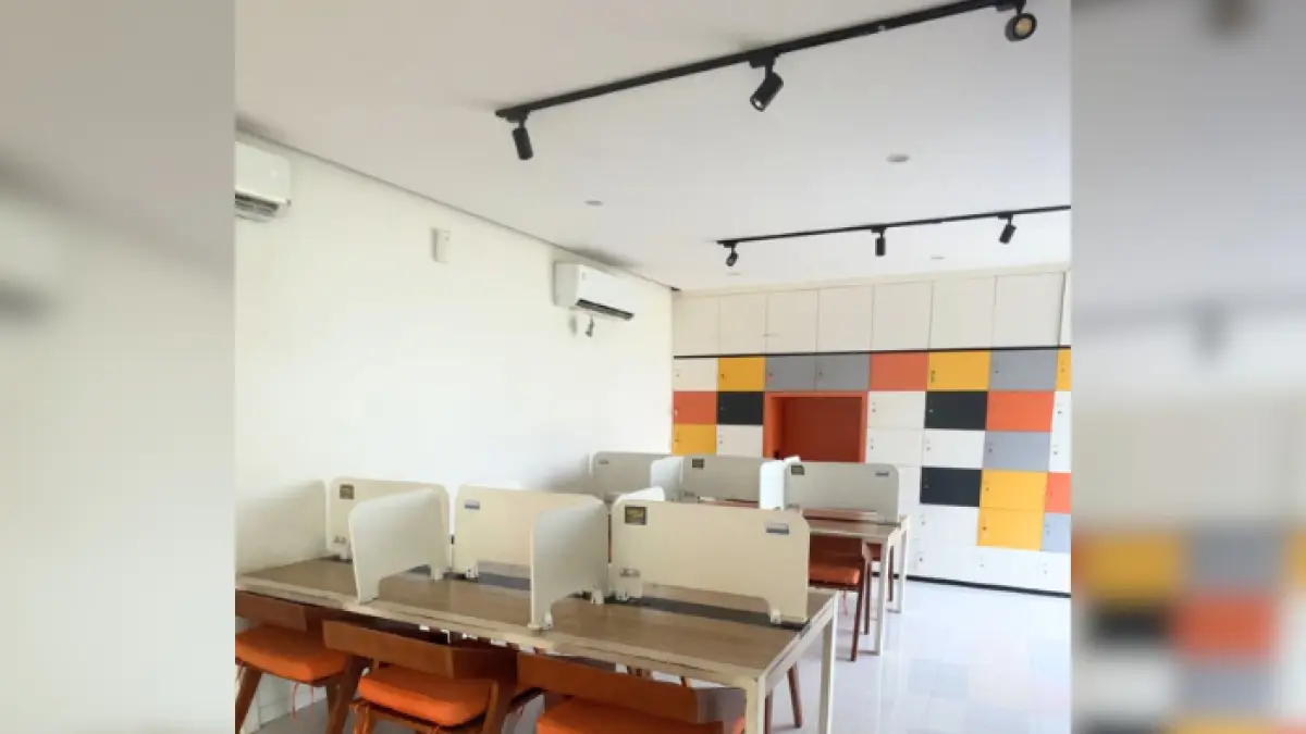 Penampakan public space, ruang terbuka untuk belajar atau bekerja