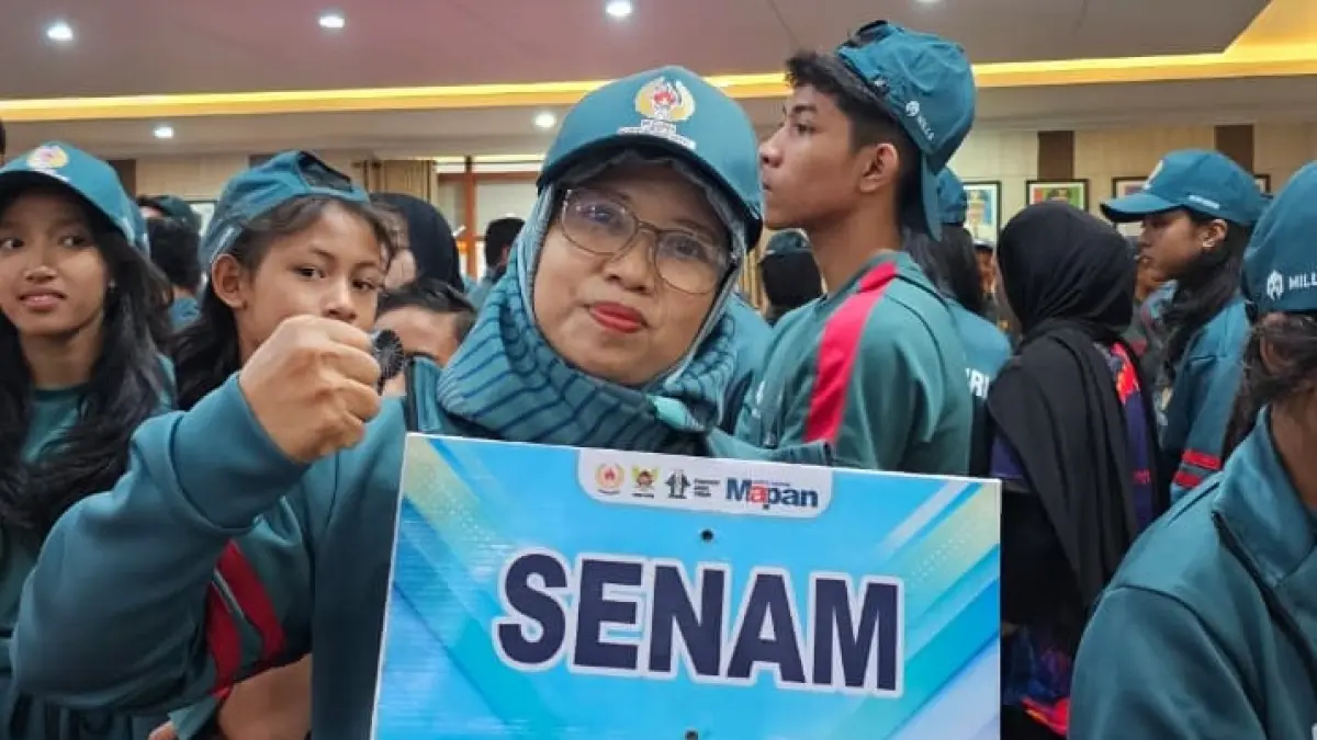 Listianingsih, pelatih senam Kota Kediri.