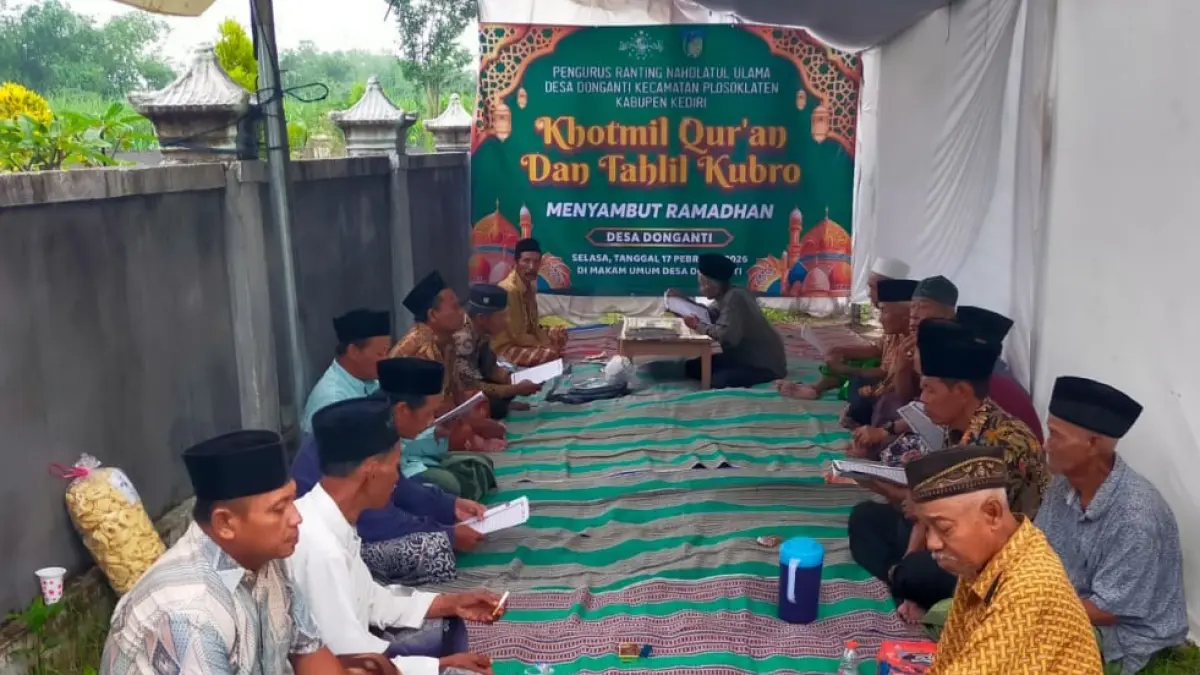 Tahlilan Kubro, tradisi rutin Desa Donganti menyambut ramadhan (Diana Yunita)