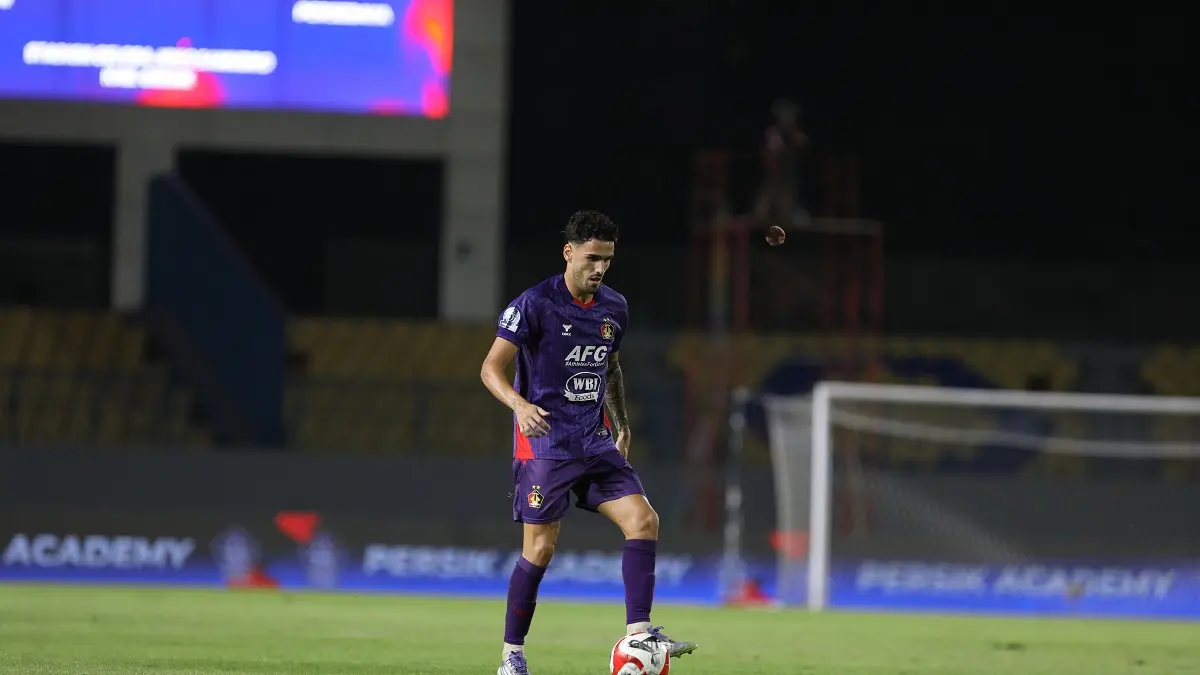 Pemain Persik Kediri Francisco Carneiro. (FOTO: Wahyu Adji/JPRK)