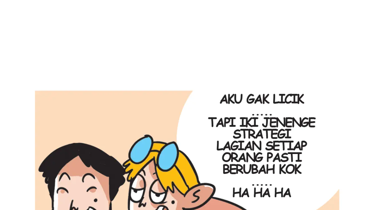 Ilustrasi orang licik. (Afrizal Syaiful M/JPRK)