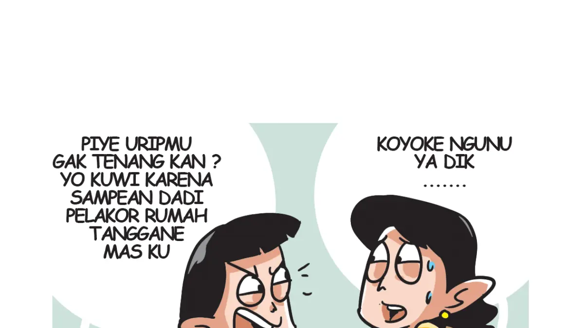 Ilustrasi : Rabine ngrebut, uripe semrawut (Afrizal Syaiful M/JPRK)
