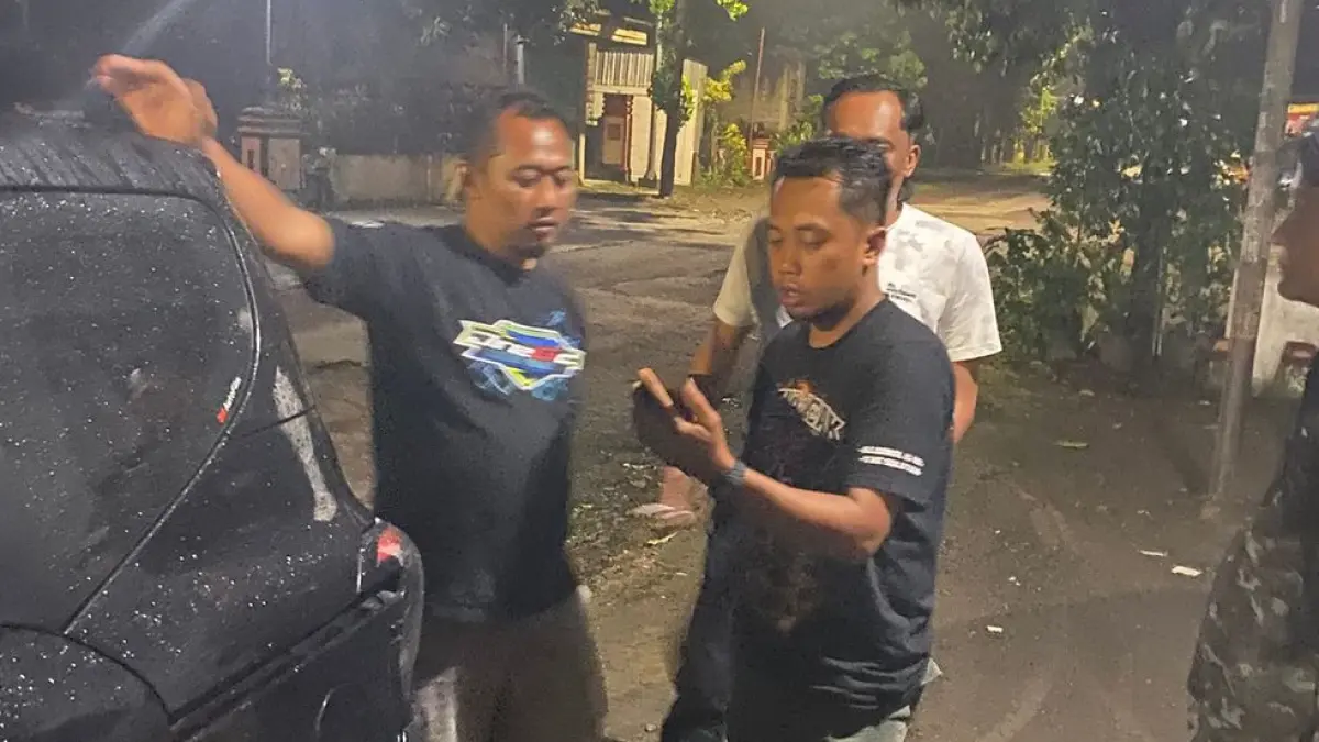 Saat polisi sedang melakukan pengejaran pelaku pengeroyokan
