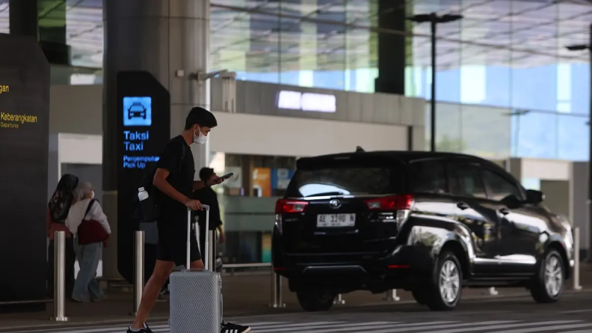 Suasana di Bandara Internasional Dhoho Kediri