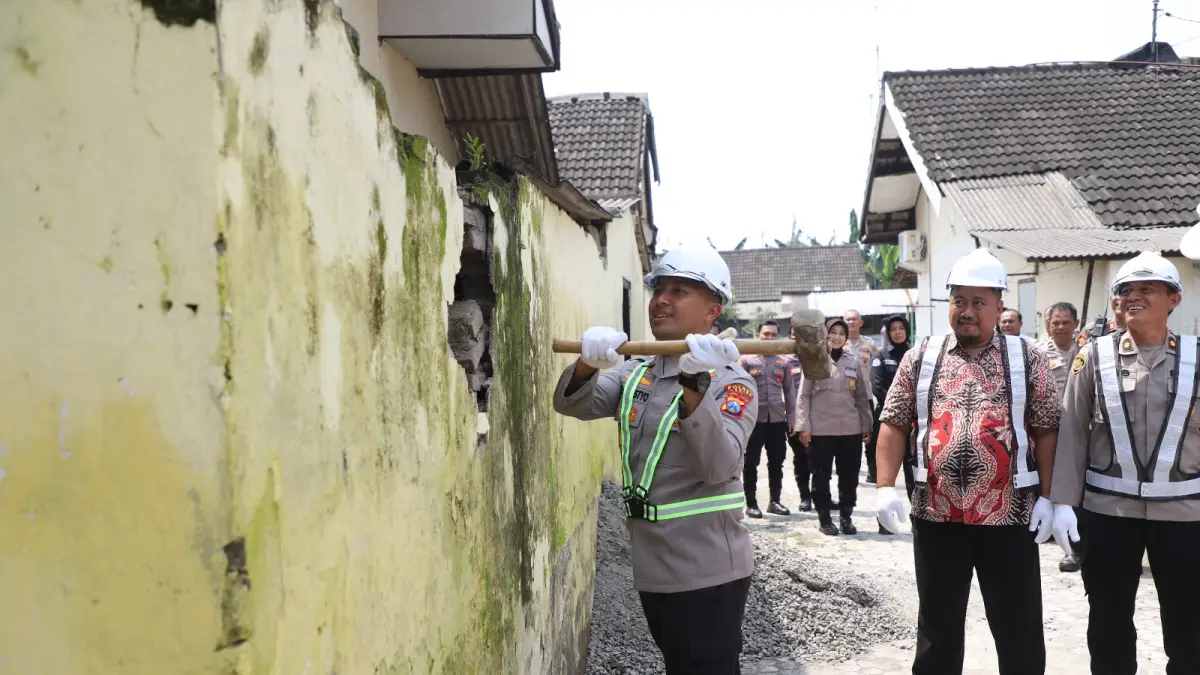 Kapolres lakukan simbolis untuk pembangunan Aspol Pare