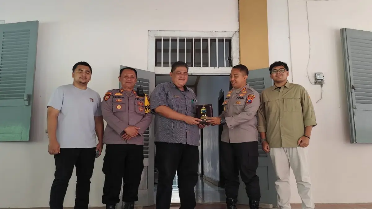 Momen Kapolres Kediri melakukan kunjungan sebagai upaya untuk bersinergi