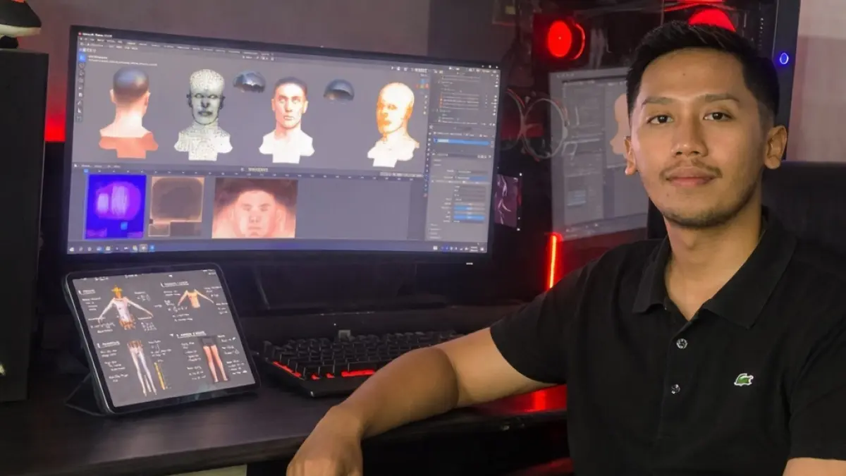 Muhammad Abdul Adzim Zakariya 3D artist yang sudah go internasional