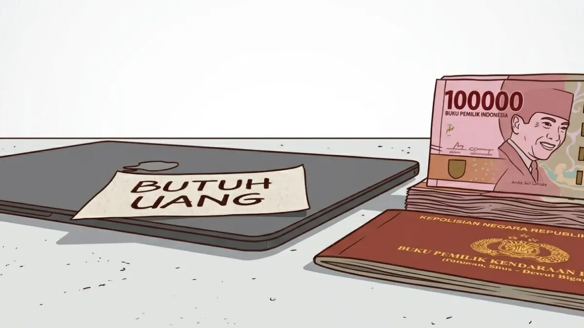 ilustrasi pegadaian marak karena kebutuhan tinggi. (Ilustrasi Afrizal)