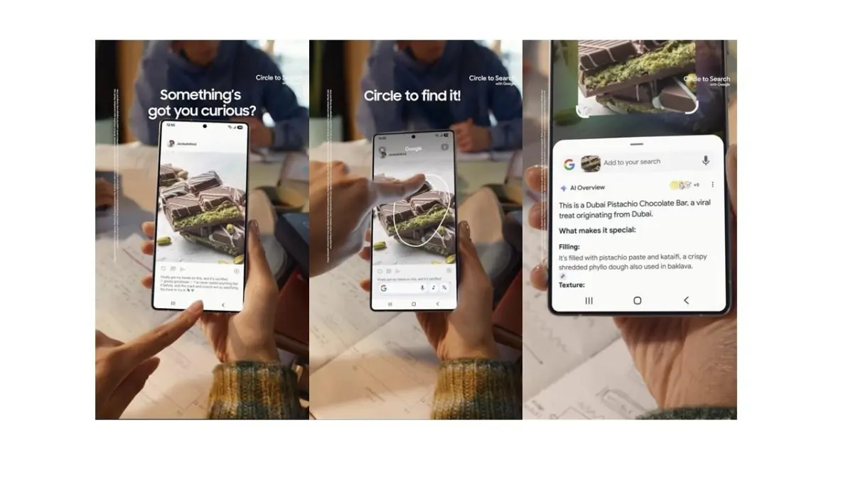 Circle to Search memberikan pengalaman multitasking lebih mudah dan efisien. (foto: Dok. Samsung)