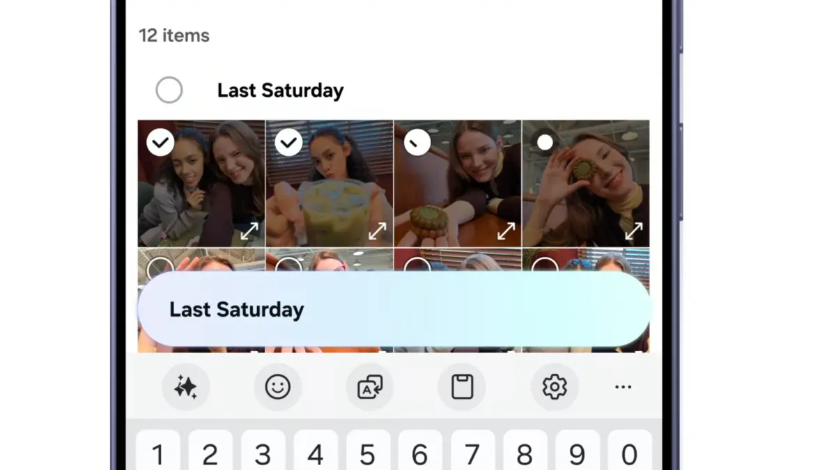 Semantic Search bawaan Galaxy AI mempermudah manajemen file dengan memungkinkan pengguna mencari foto spesifik di galeri secara instan hanya menggunakan deskripsi bahasa sehari-hari. (foto: Dok. Samsung)