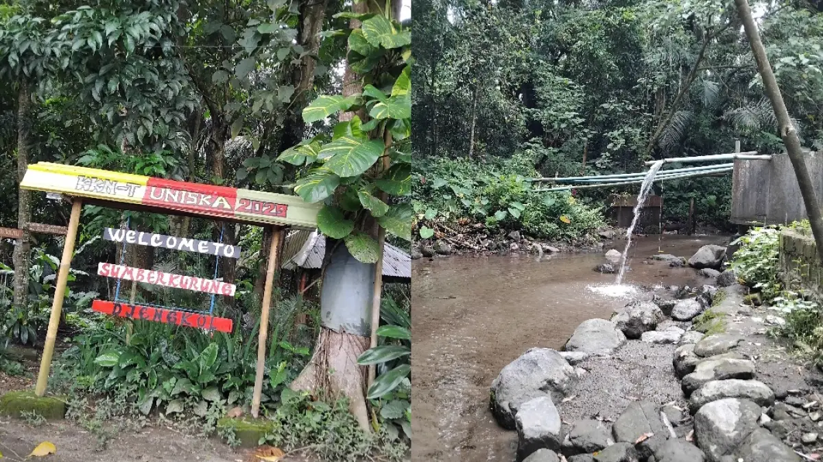 Wisata alam Sumber Kurung di Desa Plosokidul Kecamatan Plosoklaten (Diana Yunita)