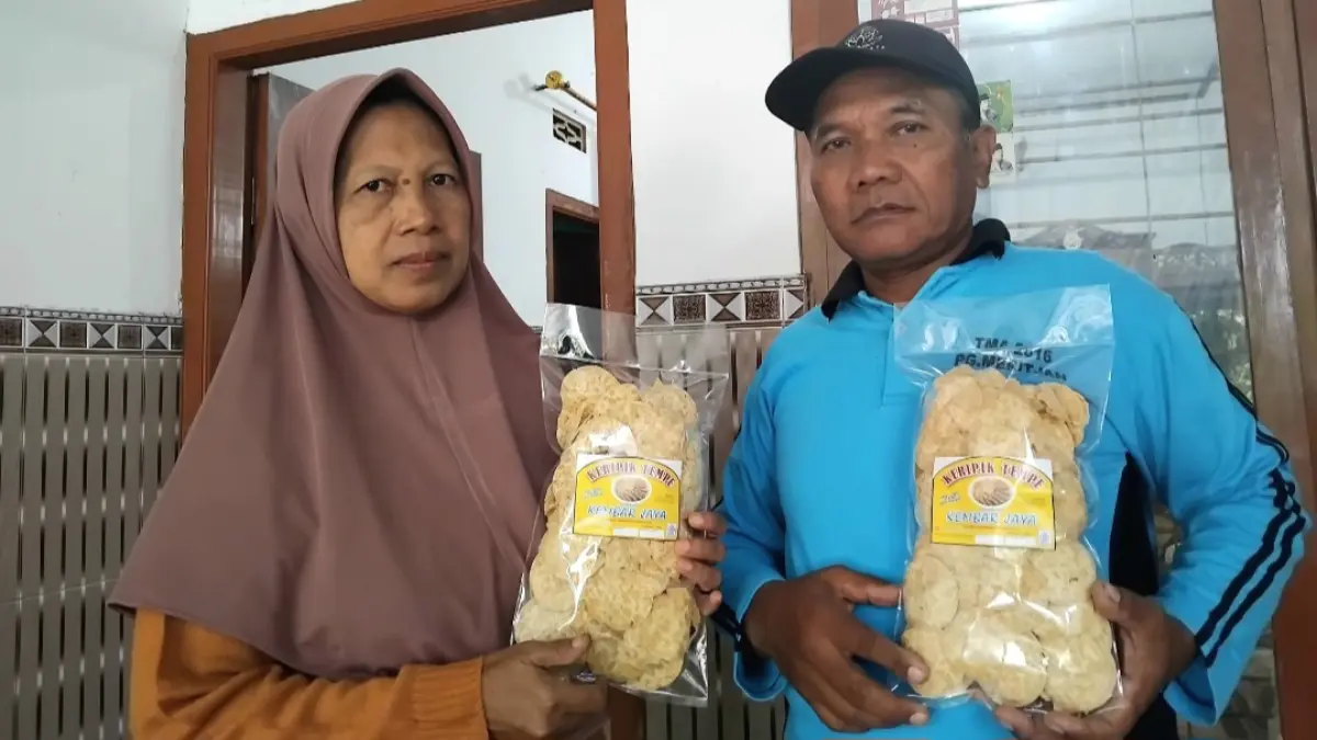 UMKM Keripik tempe jadi salah satu unggulan di Desa Plosorejo (Diana Yunita)