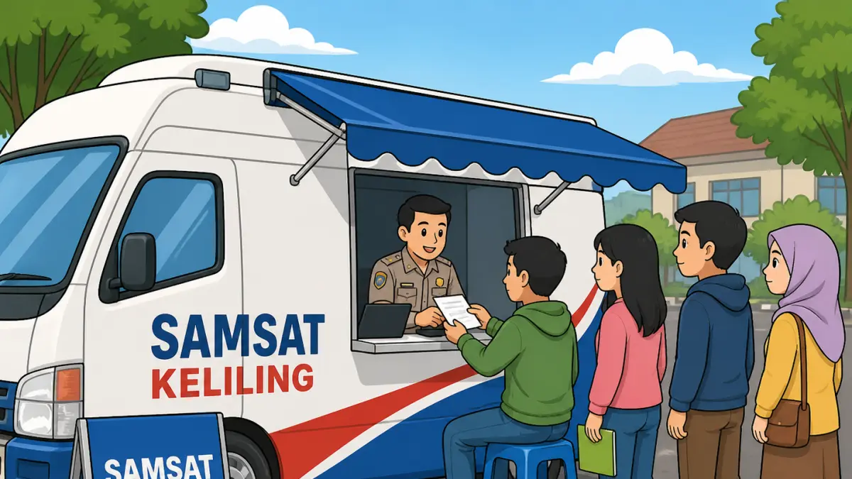 Satlantas Polres Kediri buka layanan Samsat Keliling di Polsek Plemahan