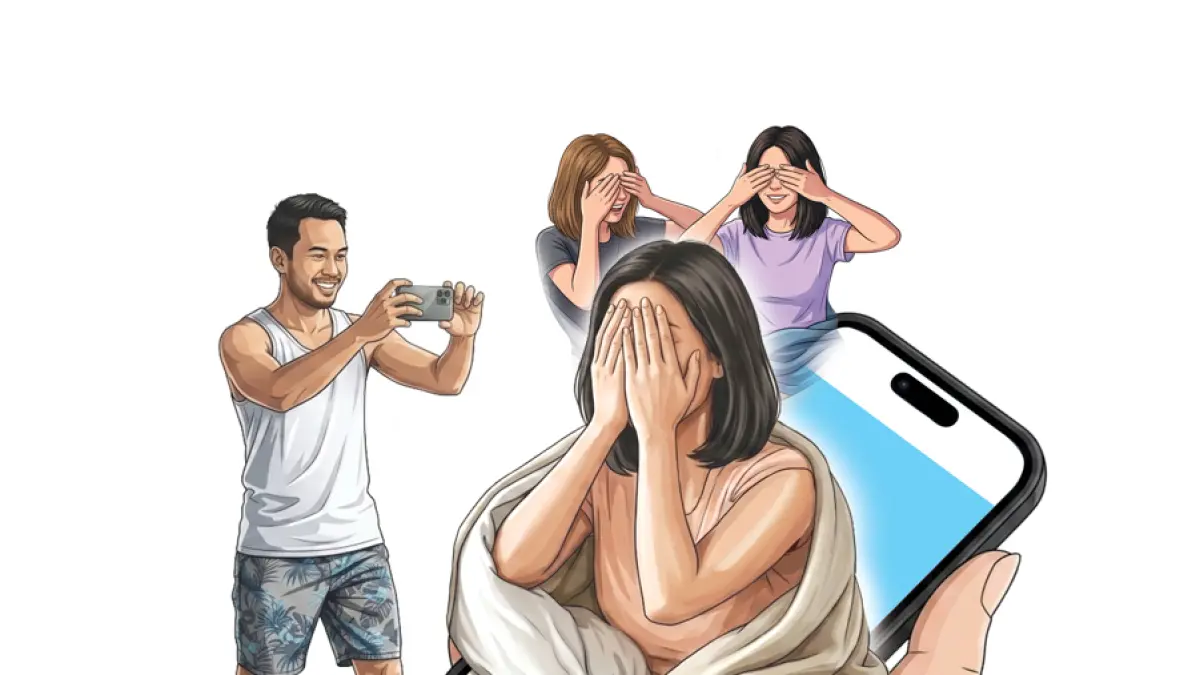 Ilustrasi Video Porno. (Afrizal Syaiful M/JPRK)