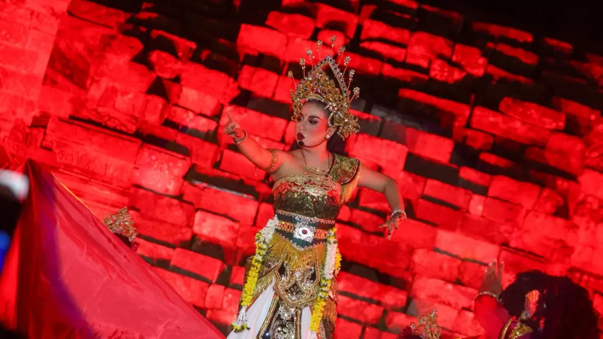 Kisah Penyucian Diri Dewi Uma Dihidupkan, Inspiration Art of Tegowangi Sihir Ratusan Masyarakat. (Wahyu Adji)