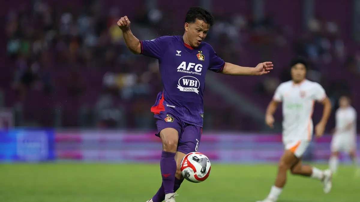 Pemain Persik Kediri Krisna Bayu Otto.