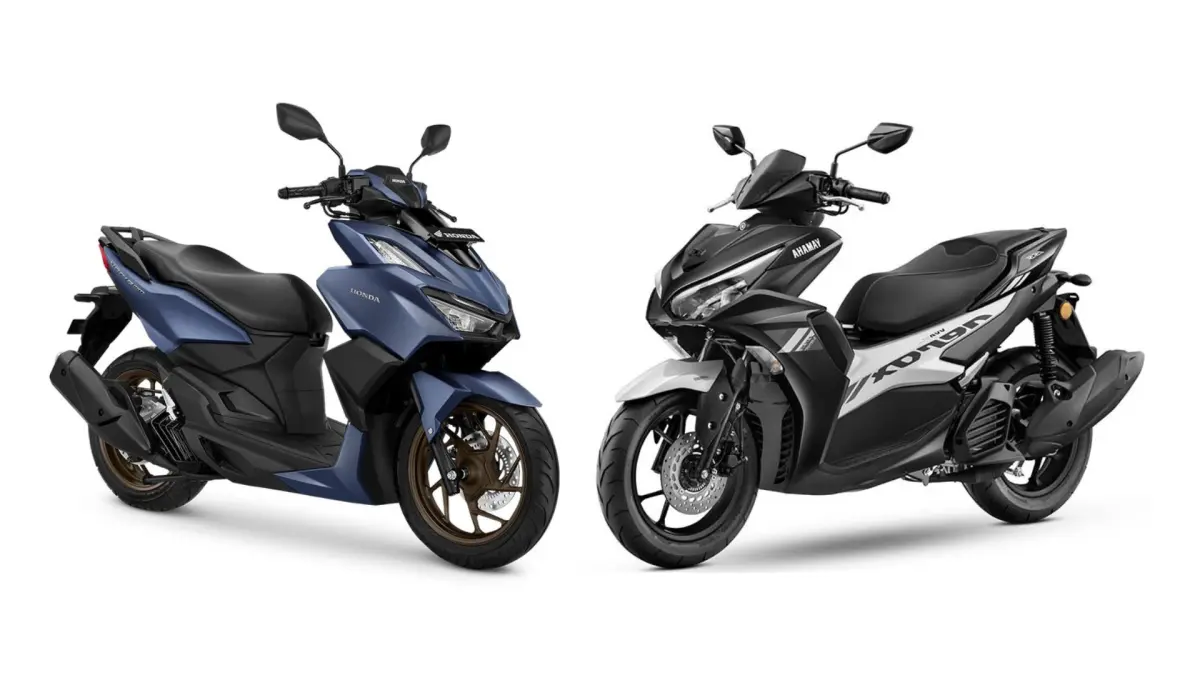 Honda Vario 160 VS Yamaha Aerox 155 (Pinterest)