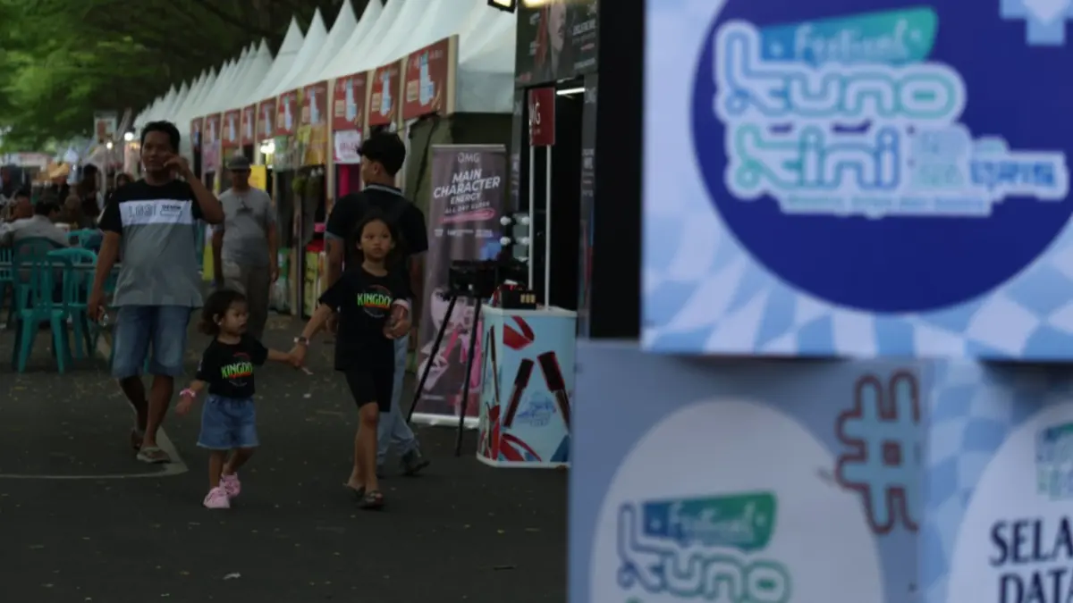 Pengunjung memadati area Festival Kuno Kini 2026.