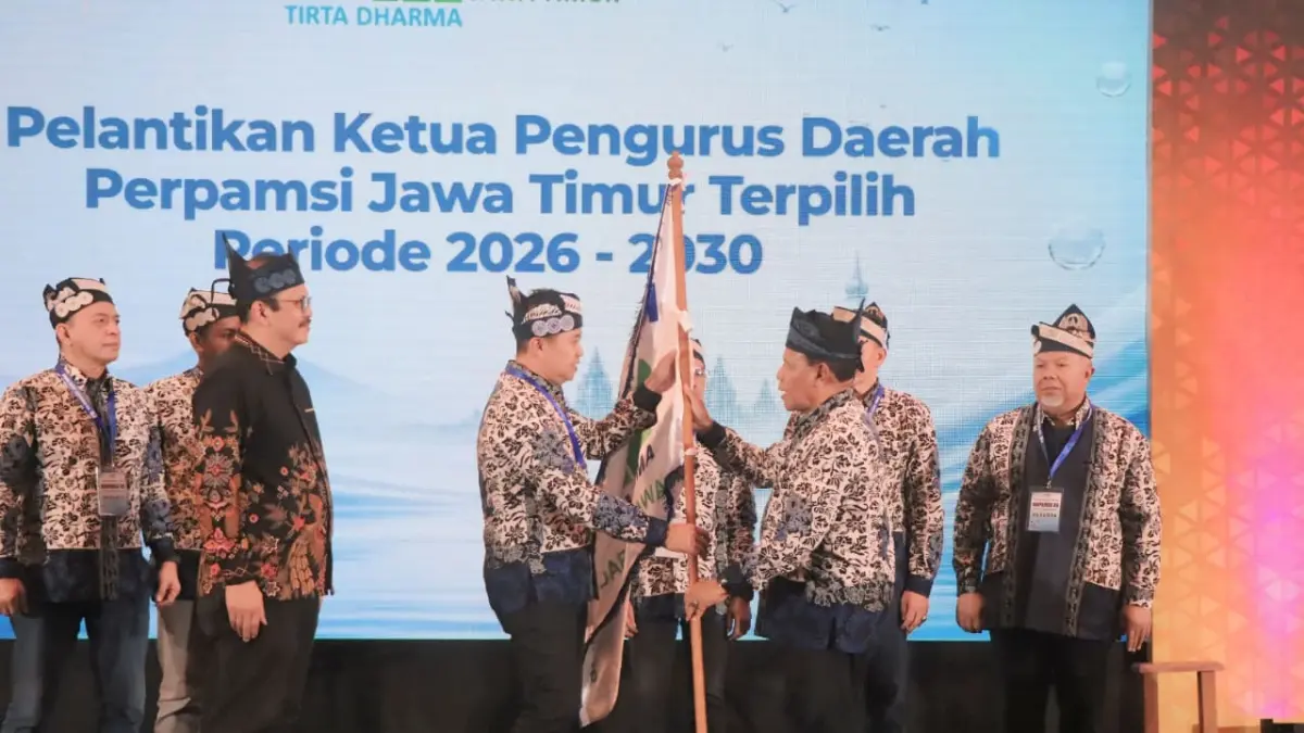 Ukir Sejarah, Dirut Tugu Tirta Nakhodai Organisasi BUMD Air Minum Se-Jatim