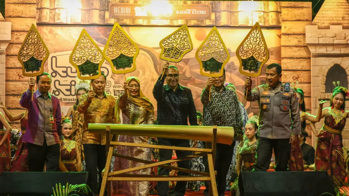 BI Kediri tak ketinggalan mengambil peran dalam Festival Kuno Kini 2026. (wahyu adji)
