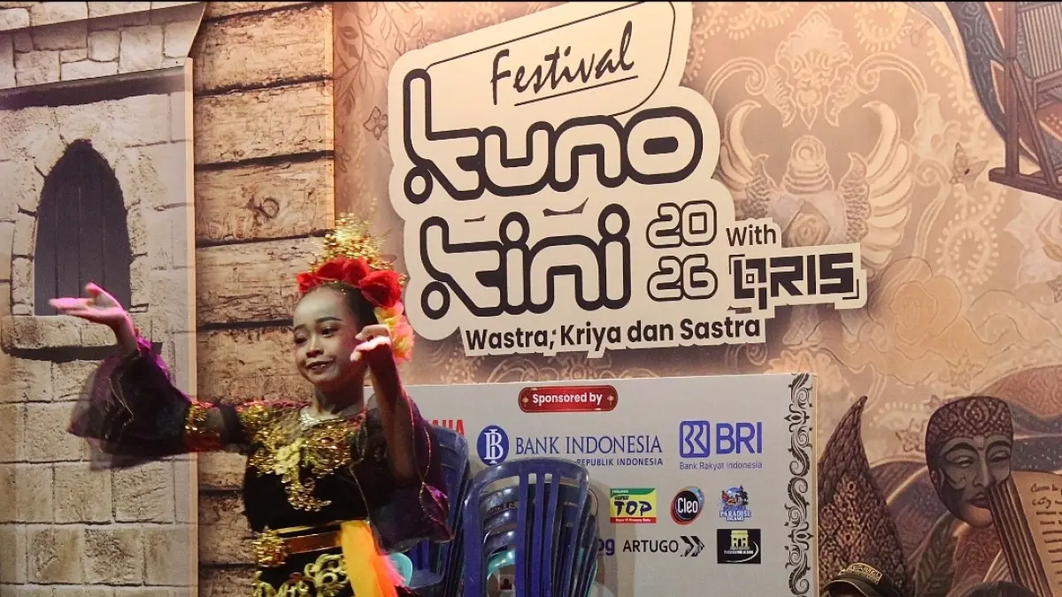 GEMULAI: Tavana Revna Salsabila membawakan tarian Sorote Lintang dalam Festival Kuno Kini 2026.
