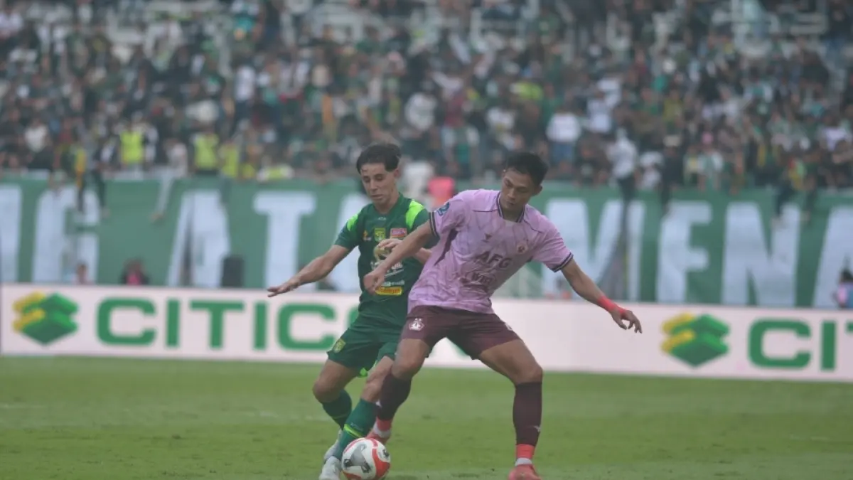 Persik Kediri kalah dari Persebaya Surabaya. (RADAR SURABAYA)