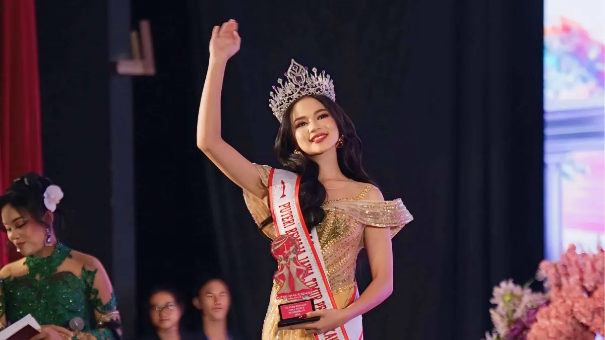 Sosok Verlita Indarta Hermanto Juara Putri Remaja Jatim 2026.