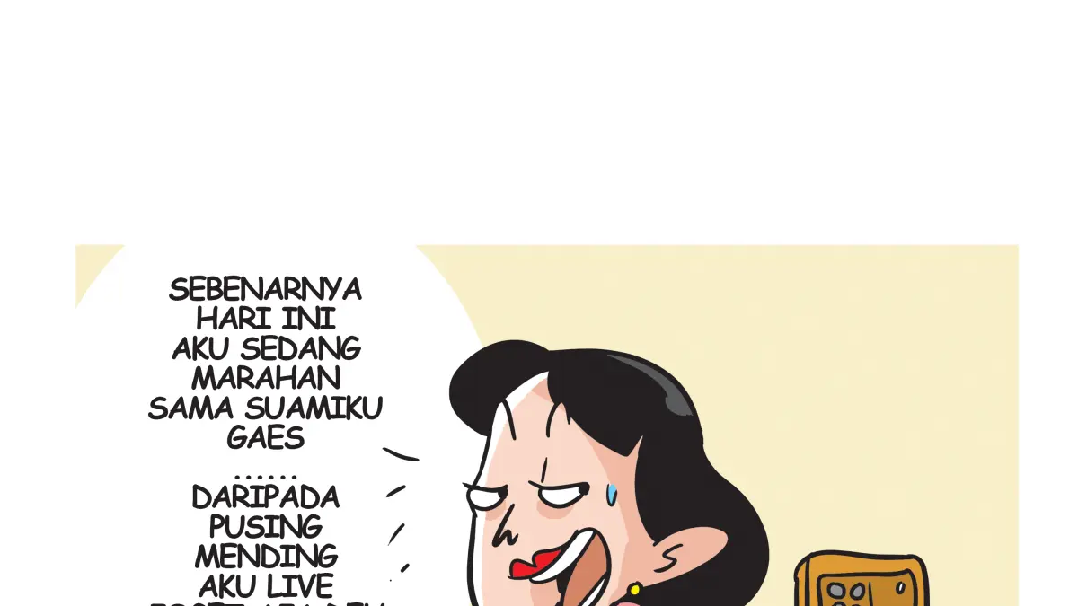 Ilustrasi bojo selebgram garai dendam. (Afrizal Syaiful M/JPRK)