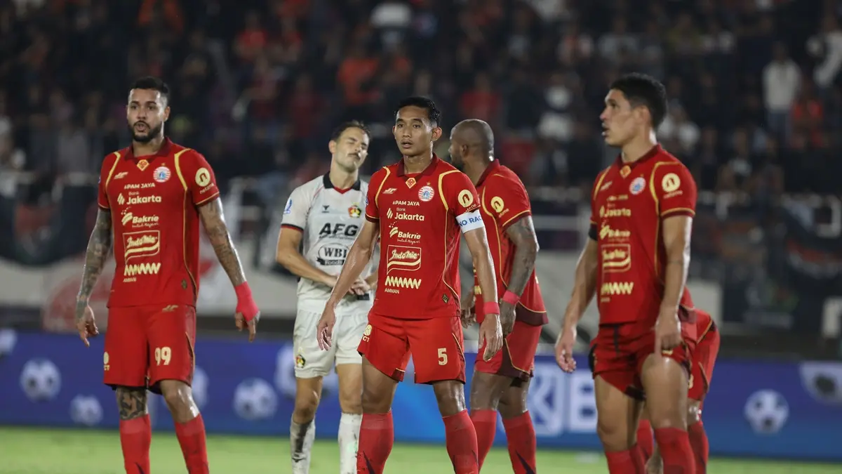 Persija Jakarta vs Persik Kediri. (FOTO: Wahyu Adji/JPRK)