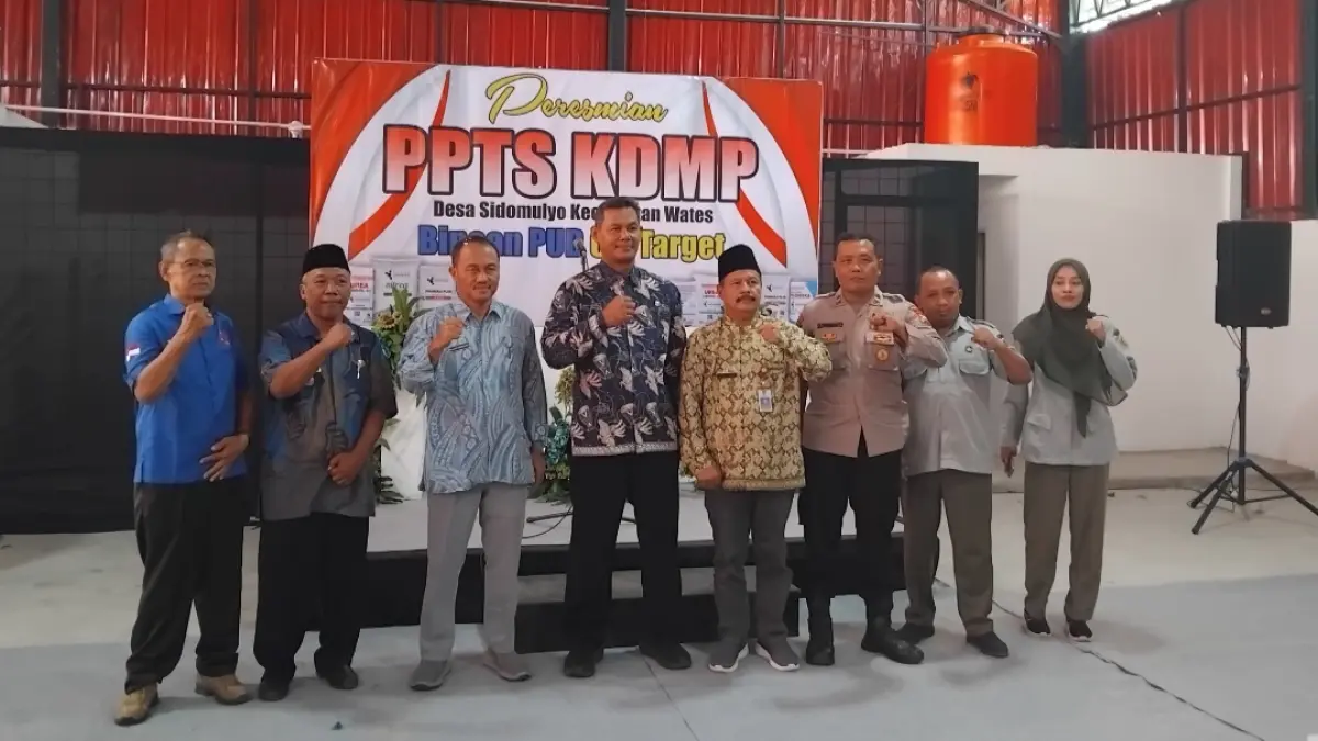 Peresmian KDMP Desa Sidomulyo menjadi titik serah pupuk bersubsidi Kamis (4/6)