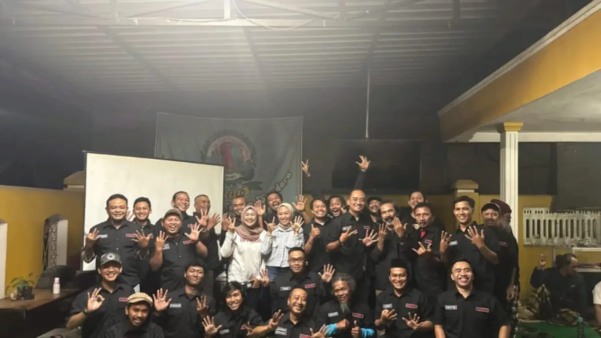 Komunitas Vespa di Kediri (Foto : Imam Fathoni/JPRK)